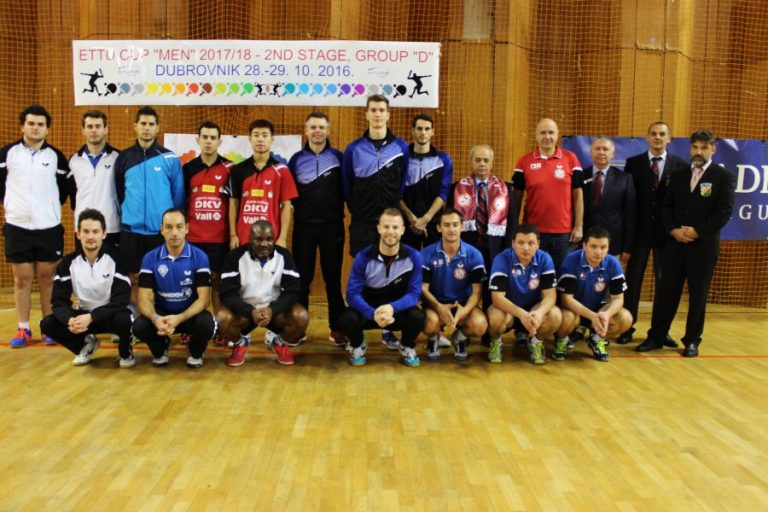 Coupe d’Europe ETTU Cup en Croatie : STK Libertas Marinkolor – CTT Royal Alpa Schaerbeek Woluwe