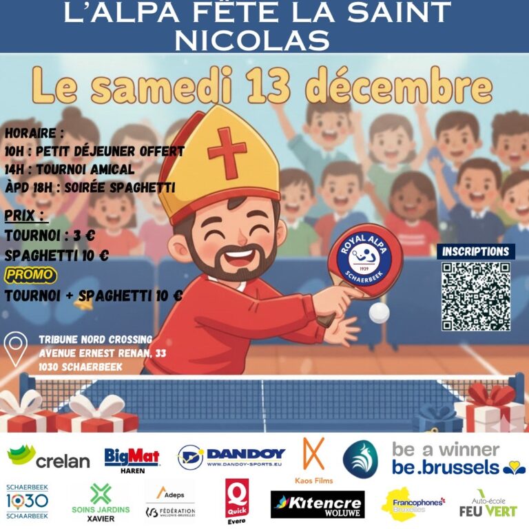 Evénement Saint-Nicolas – 13 décembre.