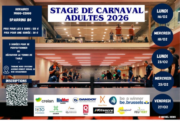 Stage de carnaval adultes 2026